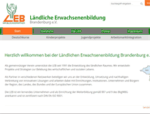 Tablet Screenshot of lebev.de